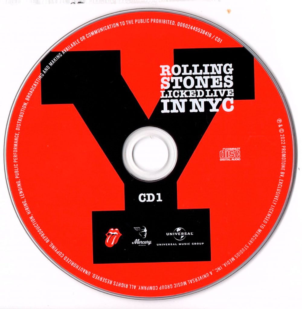 The Rolling Stones / Licked Live In NYC (2CD+Blu-Ray)