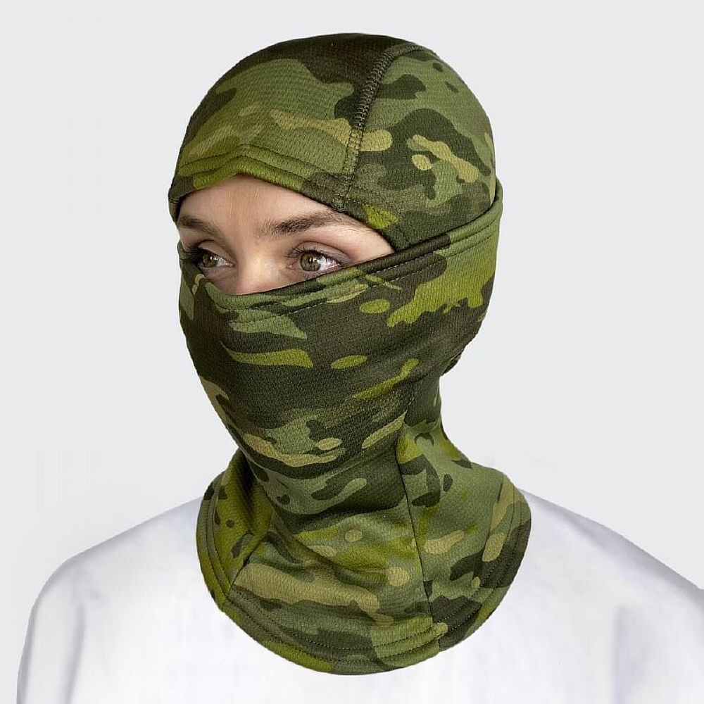 Балаклава камуфляжная Woodland с флисовой подкладкой