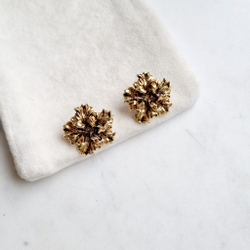 Серьги листья Oscar de la Renta