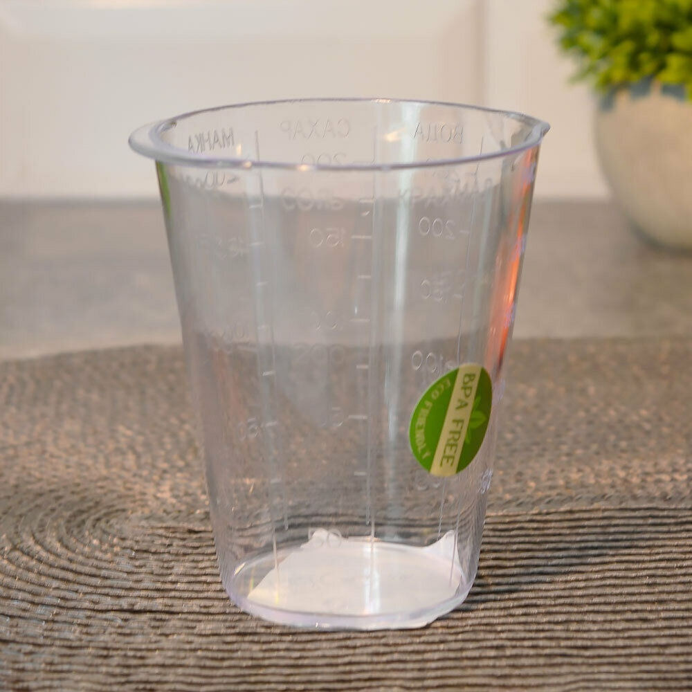 Стакан мерный 0,25л, прозрачный