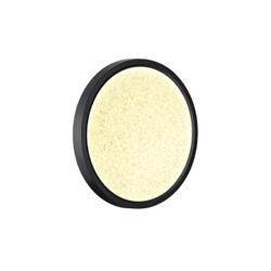 7662/18L MITRA LED SN 555 Светильник пластик/белый/черный LED 18Вт 3000/4000K D230 IP40 OMEGA BLACK