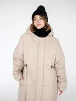 Купить Пуховик ko-ko-ko зимний женский бежевый Пуховик ko-ko-ko зимний женский бежевый