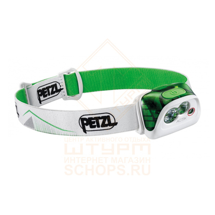 Фонарь налобный PETZL Actik, Green