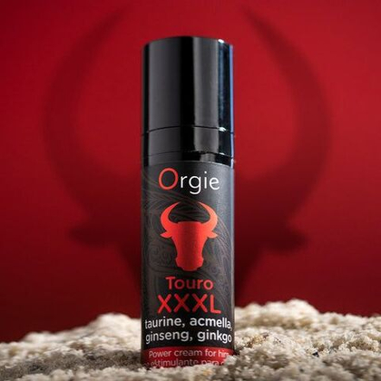 Мужской крем для эрекции ORGIE Touro XXXL 15мл, для мгновенного эффекта уплотнения пениса