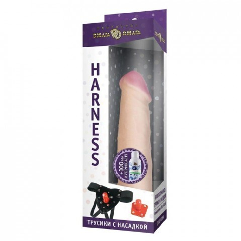 Комплект HARNESS № 62 (трусики с насадкой из киберкожи)