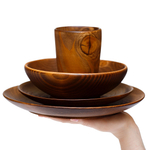 Набор деревянных тарелок Art of Siberia из сибирской пихты 3 шт TN33