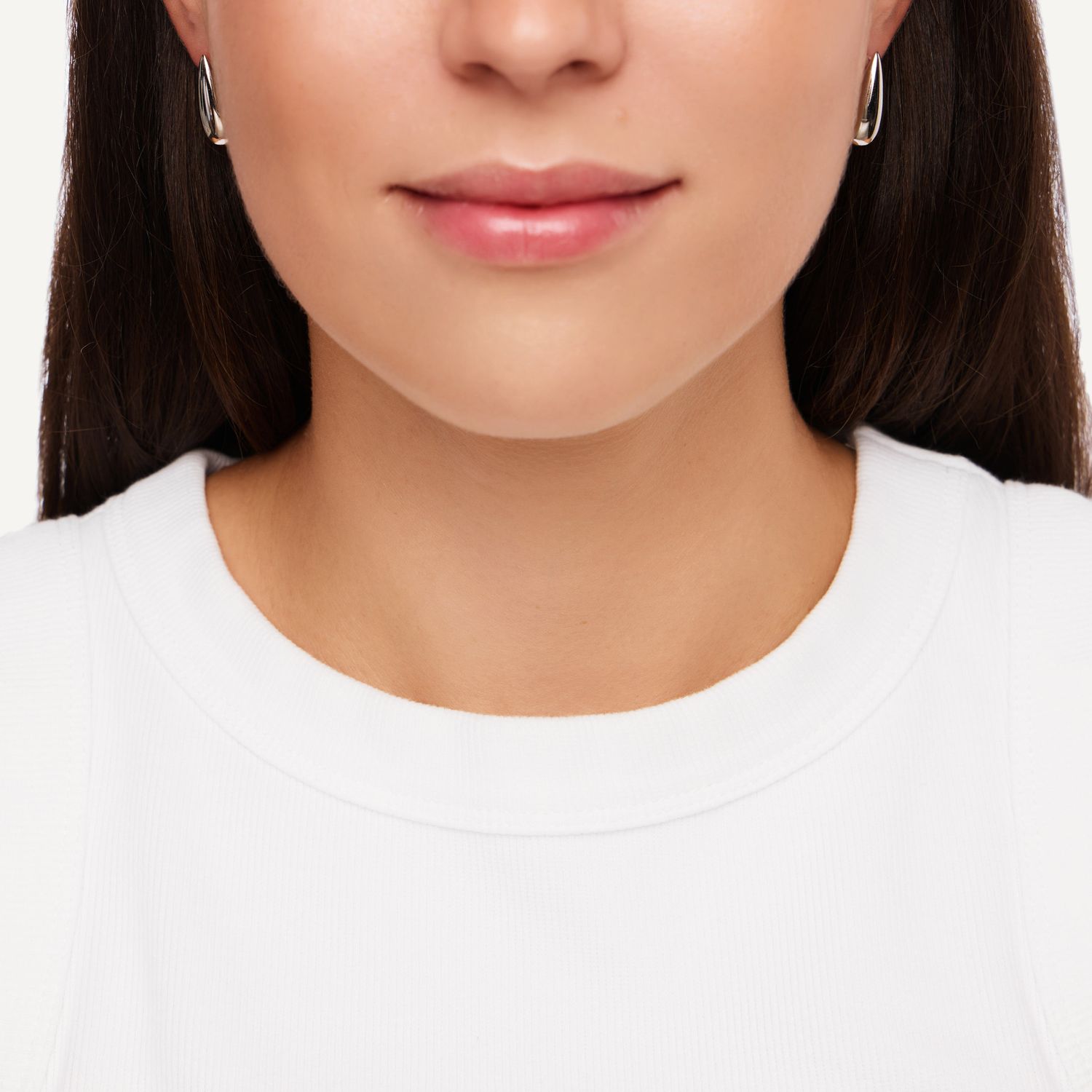 Серьги Plain Tear Earrings