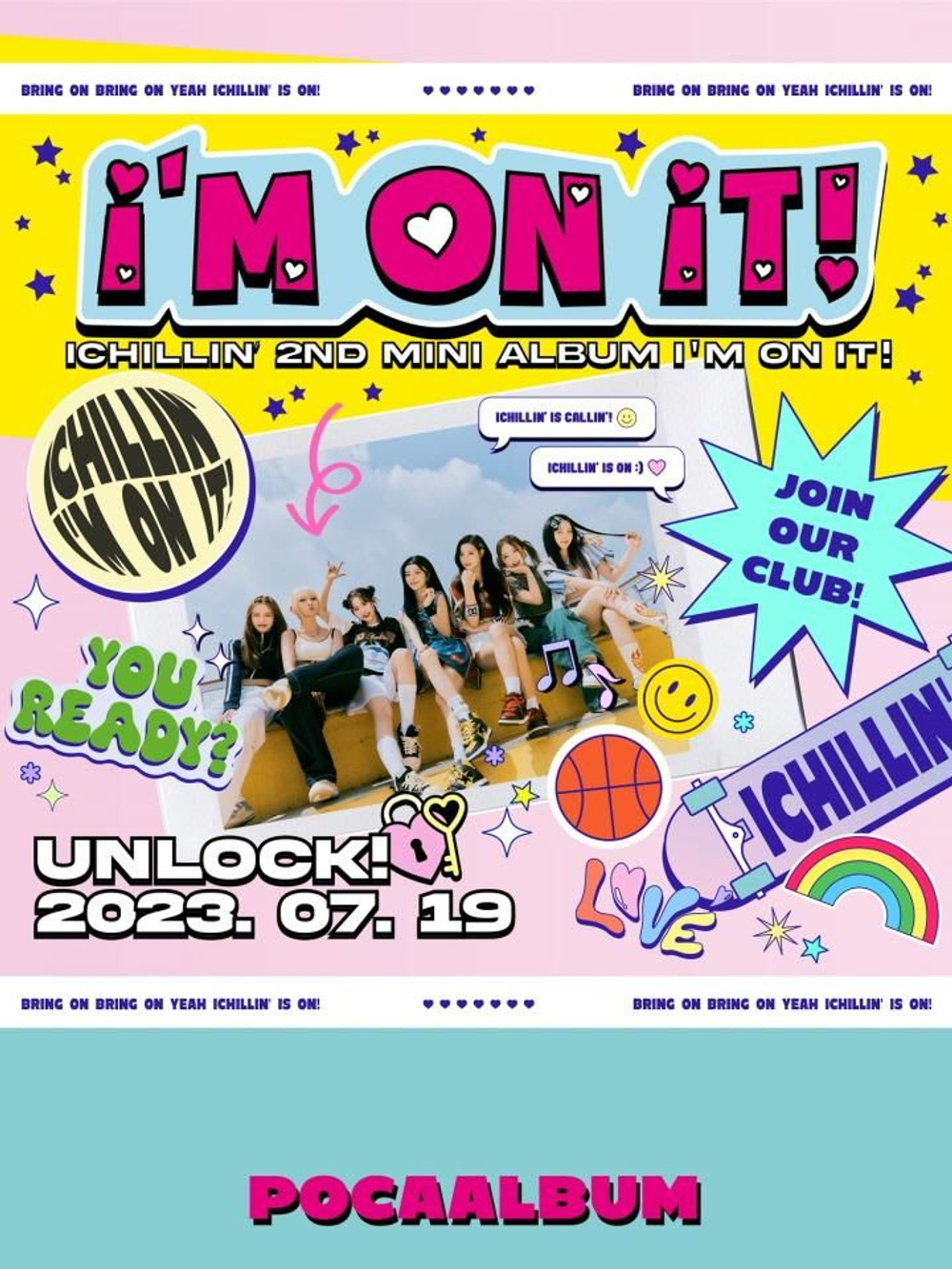 Альбом ICHILLIN - I'M ON IT! 2nd Mini Album POCA Version