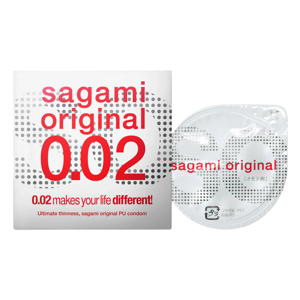 Sagami Original 0.02 – полиуретановые японские презервативы