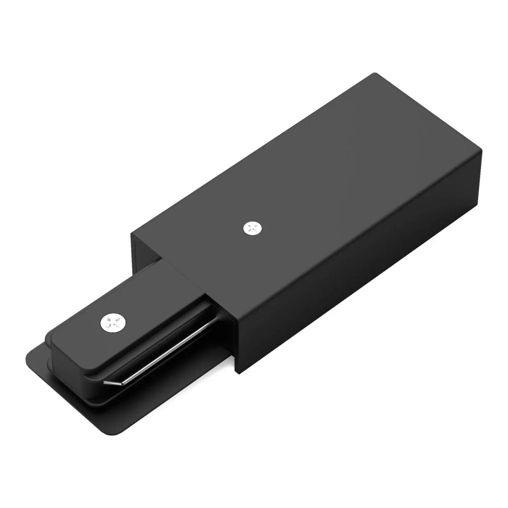 Ввод питания для однофазной трековой шины Vaes 2TRA, цвет чёрный