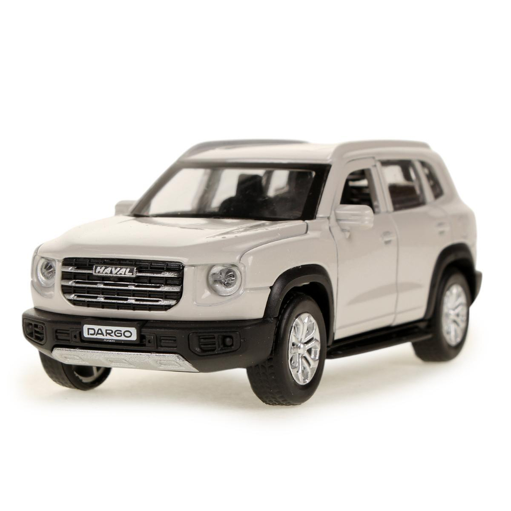 Модель ин. мет. "Haval Dargo" 12см. дв, багаж,серебристый, в коробка DARGO-12-SR (Технопарк)