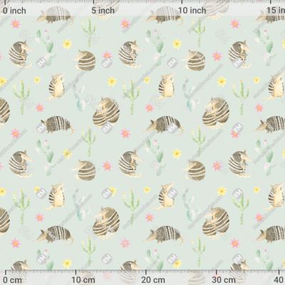 Броненосцы мятный фон by mamka_panamka 577 DPI