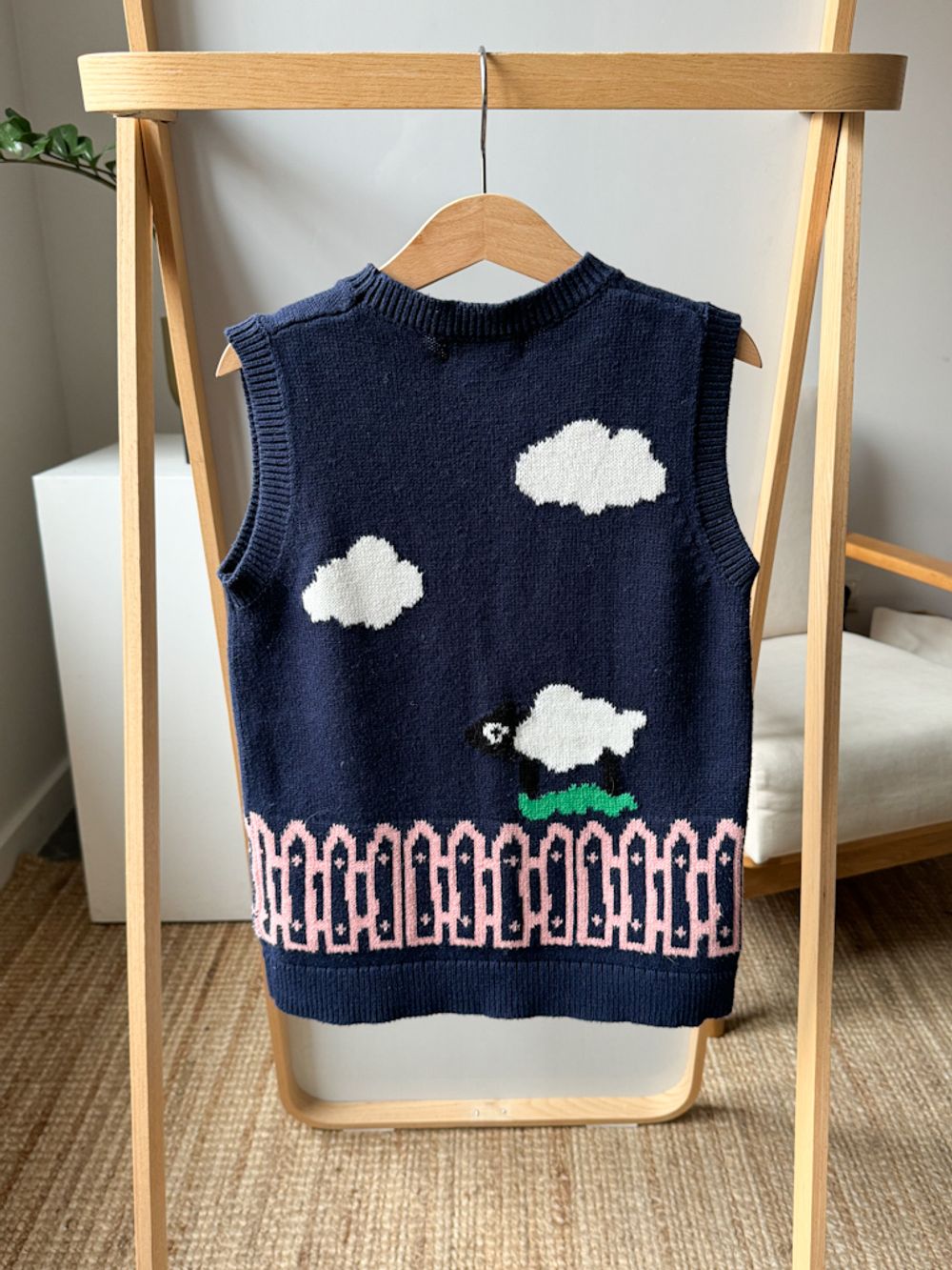 Вязаный жилет из хлопка и шерсти Stella McCartney, 116