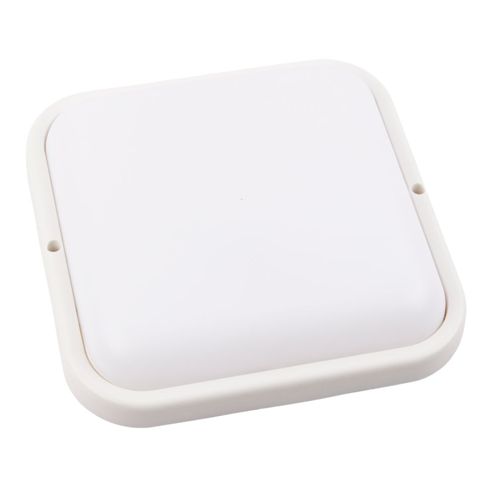 ULW-Q229 24W-4000K IP65 WHITE Светильник светодиодный влагозащищенный. Квадрат. Белый свет 4000K. 190×190×37мм. Корпус белый. ТМ Volpe