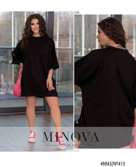 Футболка 413-черный Minova Фото 1