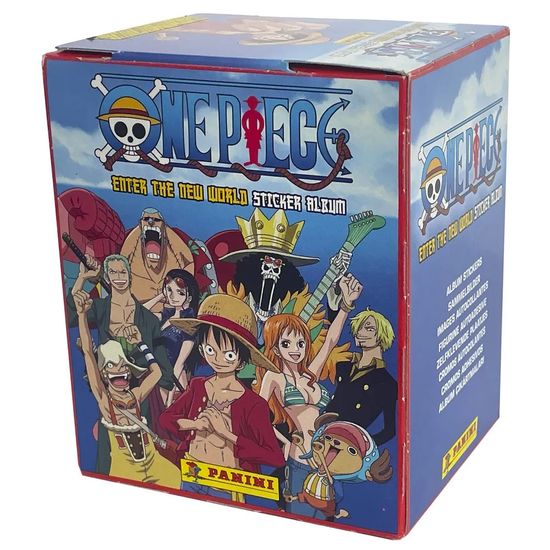 Бокс с наклейками Panini ONE PIECE: 50 пакетиков в боксе (250 наклеек)