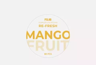 Гидрогелевые патчи с экстрактом манго PSLAB Hydrogel Eye Patches Re-Fresh Mango 80 шт