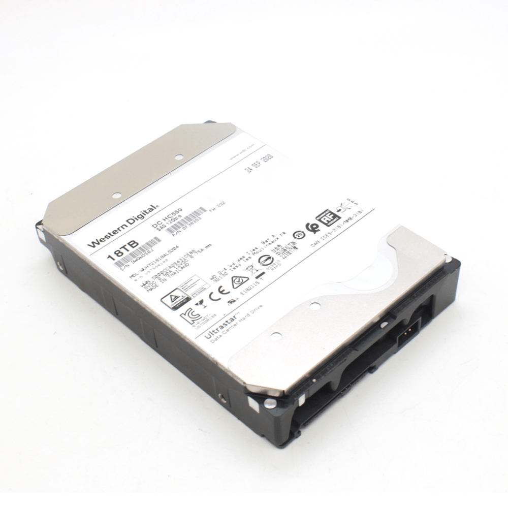 Western Digital Жесткий диск WD Original SAS 3.0 18Tb 0F38353 WUH721818AL5204 Ultrastar DC HC550 (7200rpm) 512Mb 3.5"