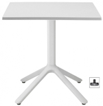 Стол пластиковый обеденный Scab Design Eco Fixed, лен