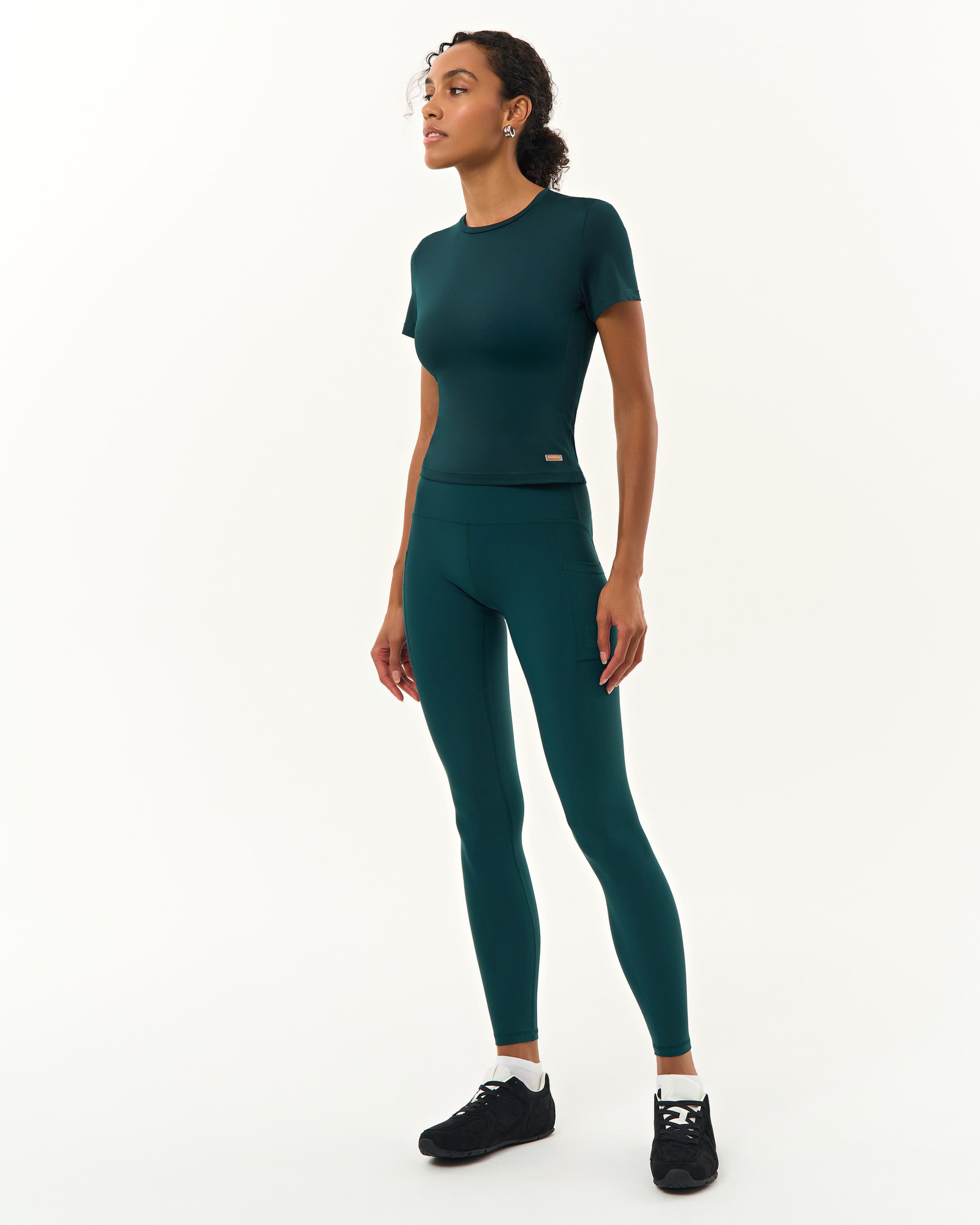 Леггинсы с карманами Bestie, Deep Green