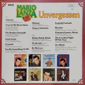 Mario Lanza / Unvergessen (LP)