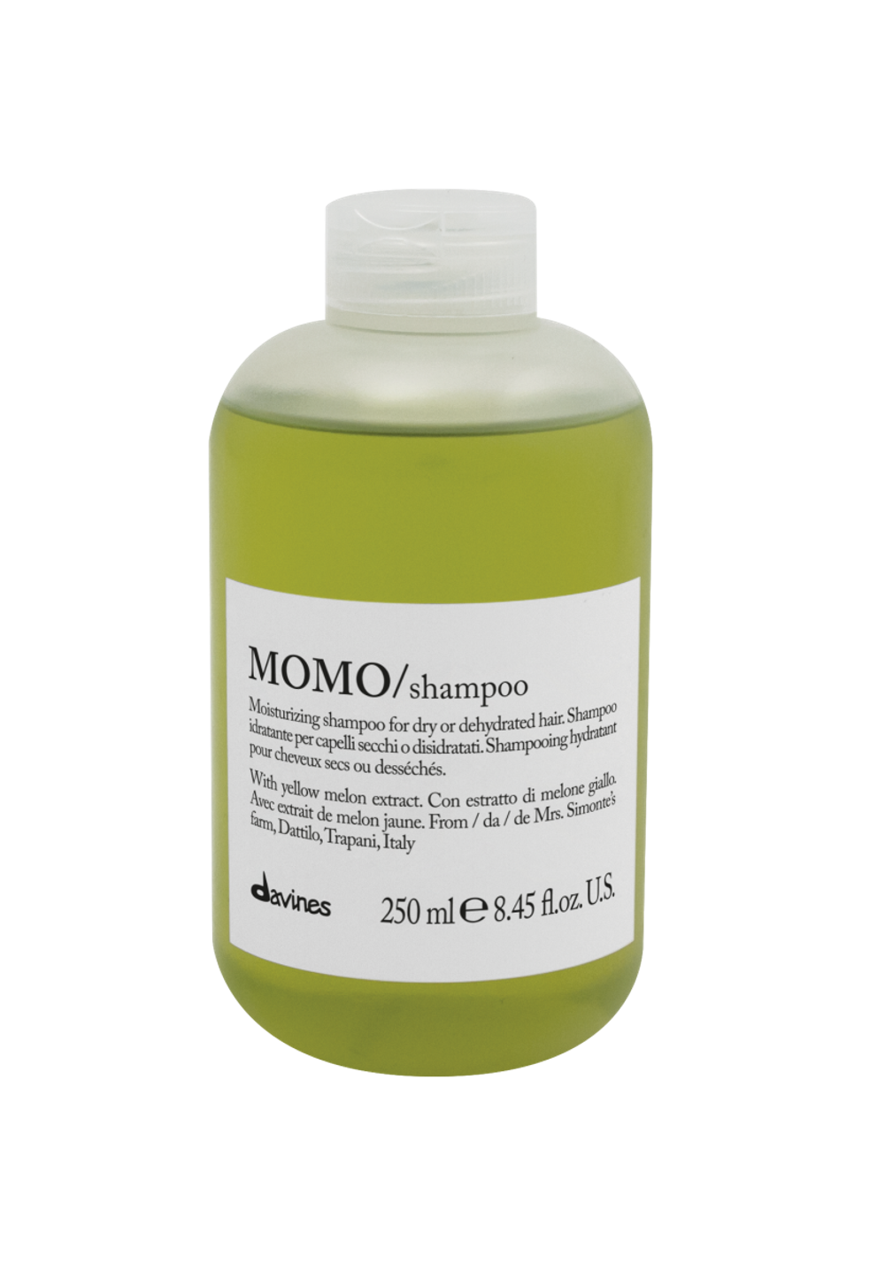 Шампунь для глубокого увлажнения волос DAVINES MOMO Shampoo 250 мл