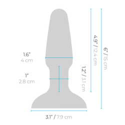 b-Vibe Rimming Plug 2 - Анальная пробка с риммингом