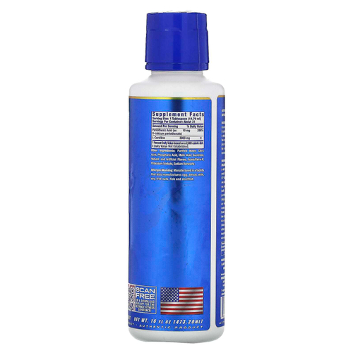 Ronnie Coleman, Vital Edition, XS 3000, L-карнитин, со вкусом голубой малины, 473,28 мл (16 жидк. унций)