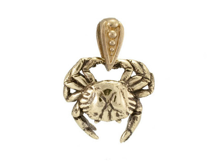 Авторский кулон из бронзы "Крабик" RH01787