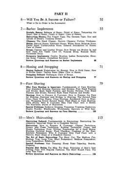 Practice and science of standard barbering. A practical and complete course of training in basic barber services and related barber science | Sidney Coyne Thorpe