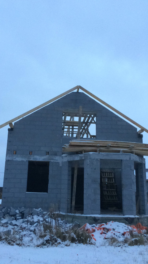 Кладка газоблока