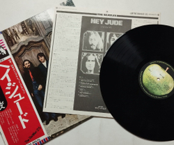 Винтажная виниловая пластинка LP The Beatles Hey Jude (Japan 1976) (Obi) Old Brown Shoe