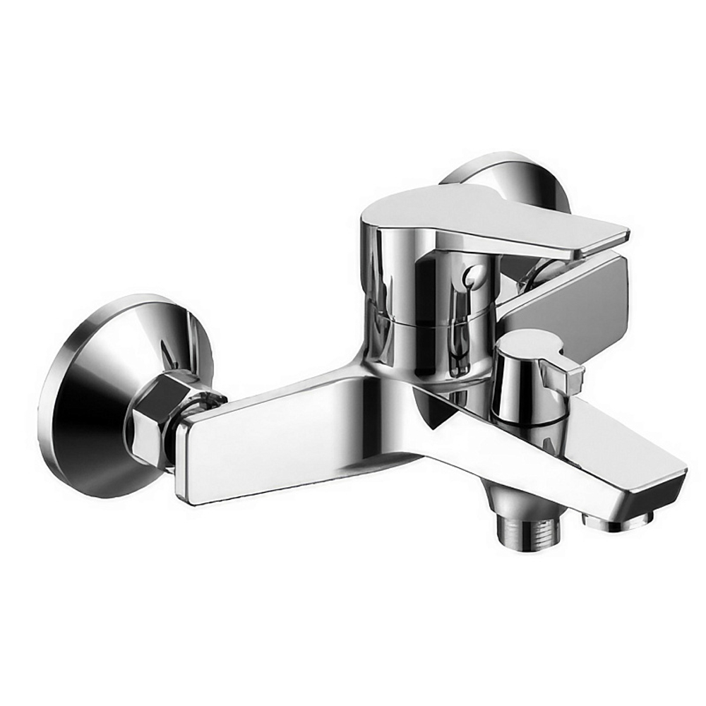 Смеситель для ванны LORANTO INESSA керамический картридж, с полным душевым набором, хром (LR30287001)