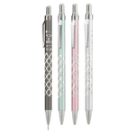 Механический карандаш выдвижной - 4 шт, автоматические ручки-карандаши с выдвигающимся черным грифелем 0,5 мм для черчения и рисования, тонкий с насечками