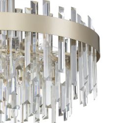 Citilux Лаура CL301282 Люстра хрустальная подвесная Шампань