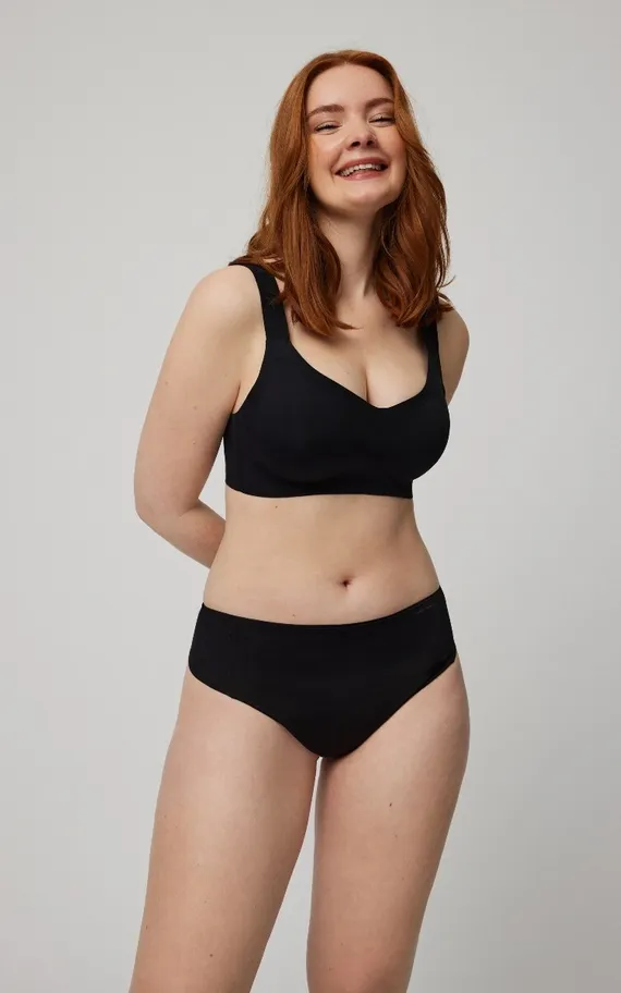 19689 High waist thong Трусы высокие стринги