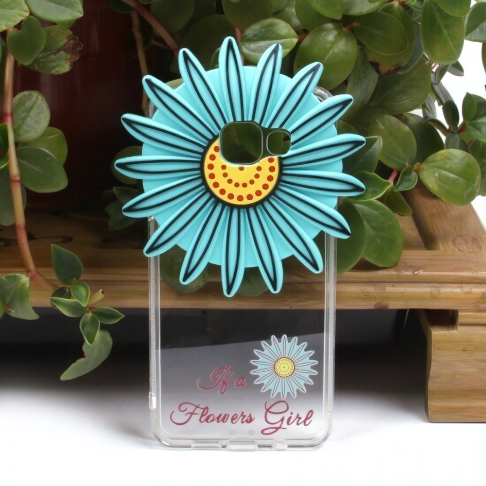 Силиконовый чехол "Цветы" для Samsung Galaxy A5 (2016), 009869