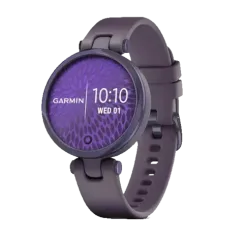 Lily безель цвета полночная орхидея, корпус темная орхидея и силиконовый ремешок