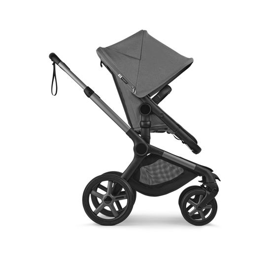 Коляска 2 в 1 Bugaboo Fox 5 Renew complete (Graphite/Moon grey/Moon Grey)