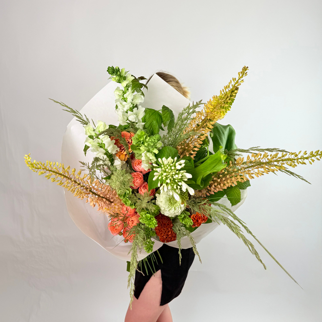 Авторский букет Золотой закат