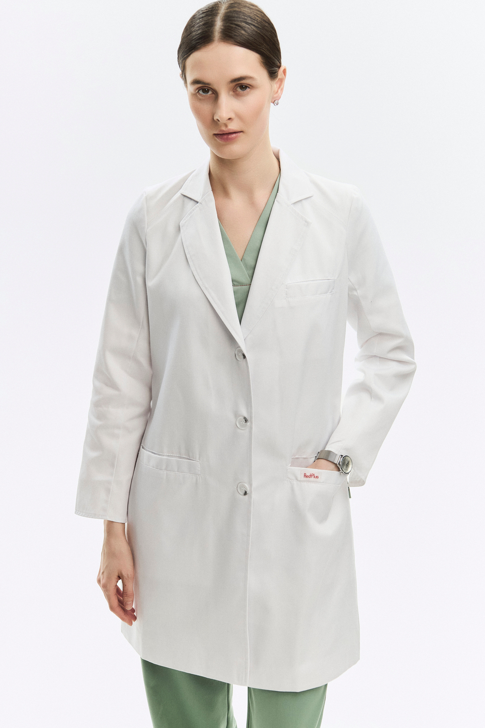Халат медицинский женский Адрэт, белый