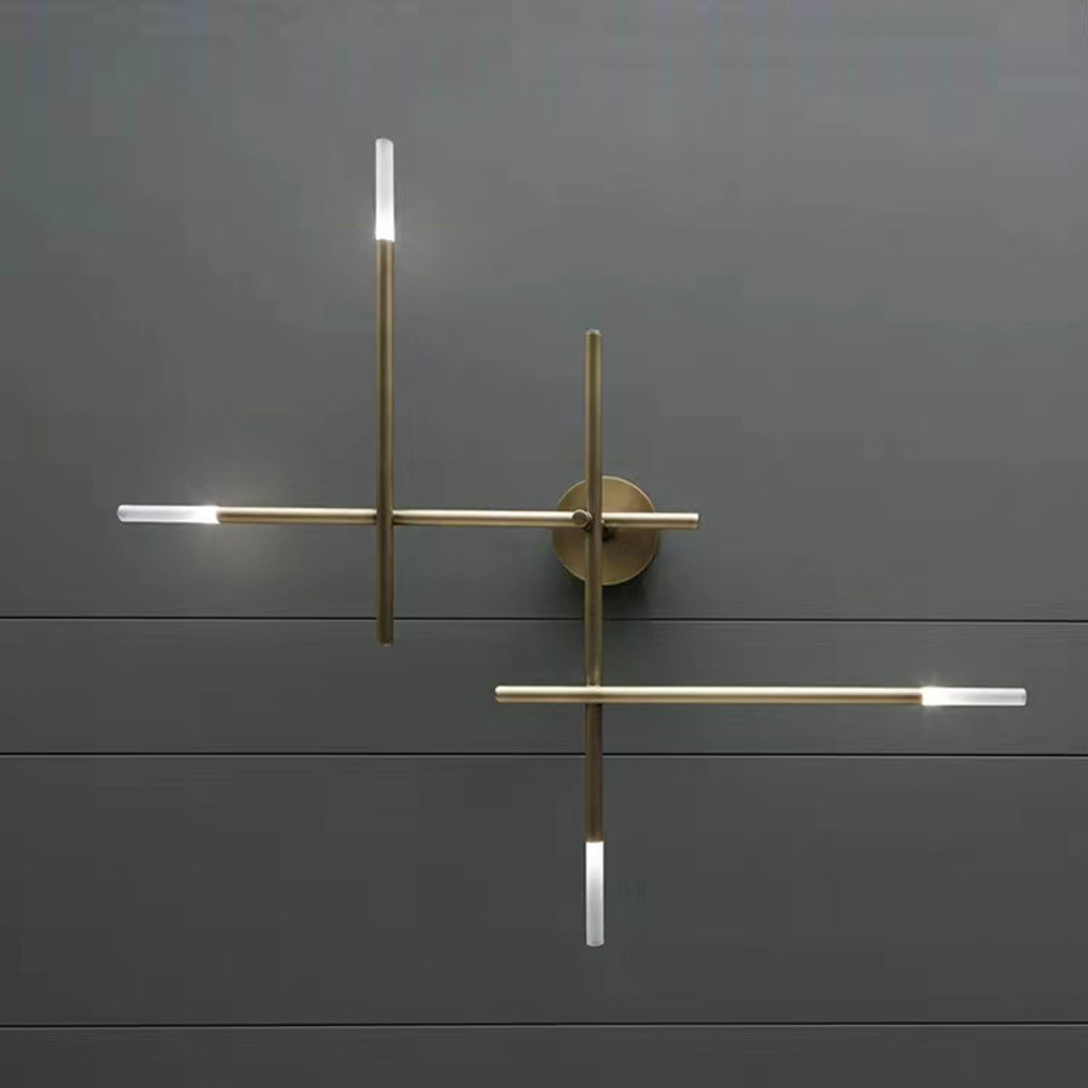 Wall design lamp Lines  (Gold)
