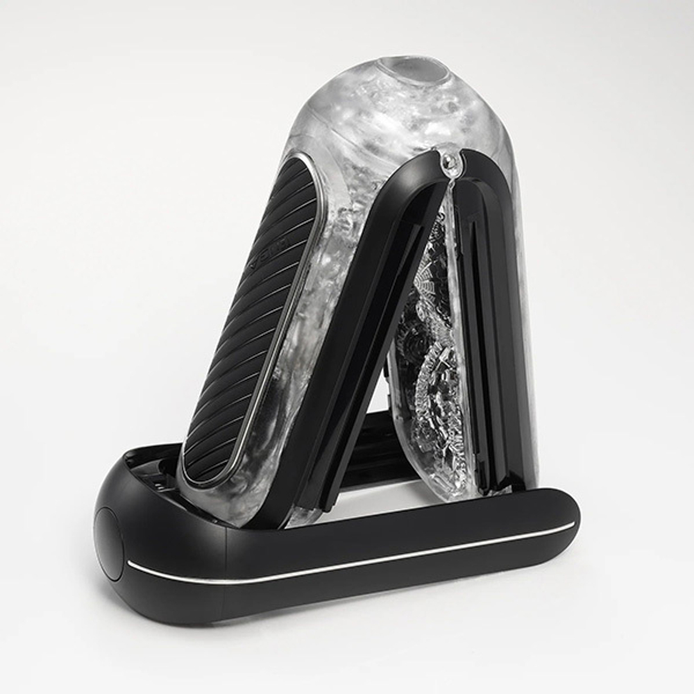 Черный мастурбатор с вибрацией Tenga Flip Zero Gravity TFZ-105