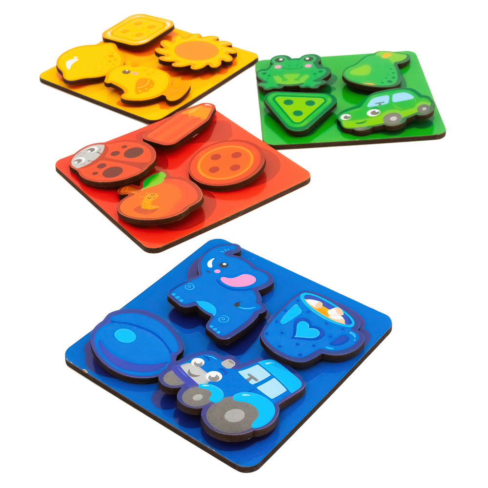 Учим цвета, деревянный сортер