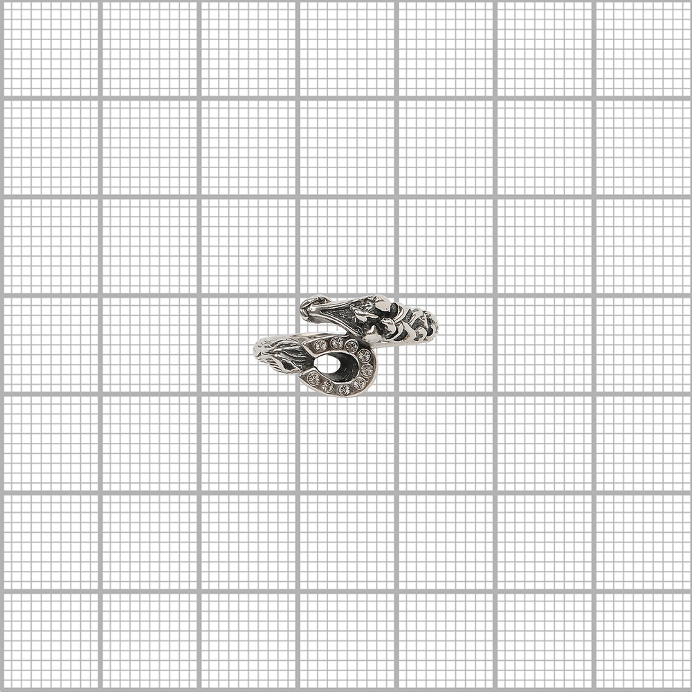 "Пони" кольцо в серебряном покрытии из коллекции "Животные" от Jenavi