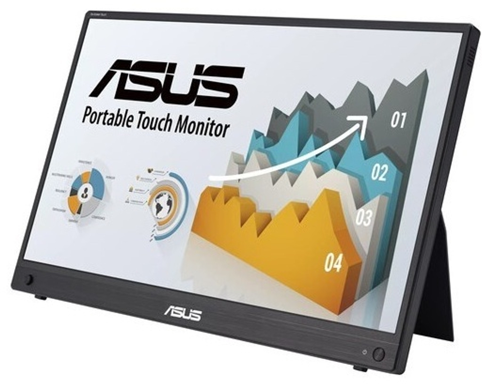 Монитор ASUS ZenScreen Touch 90LM0890-B01170 черный