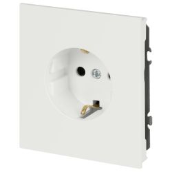 Розетка ЭРА Arktik 16-2101-08 с заземлением 2P+E Schuko 16А-250В белый матовый | Эра Arktik