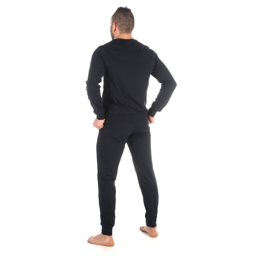 Мужской домашний костюм темно-синий: лонгслив и штаны Emporio Armani 111794_CC570 00135