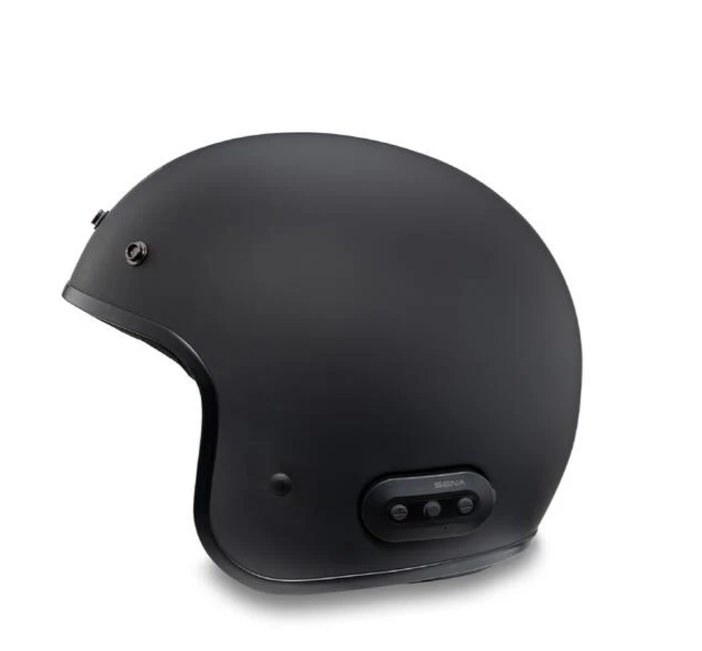 Шлем Fury Open Face Helmet Sena Harley-Davidson (Черный)