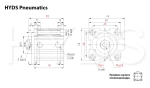 SDA 25x75 Пневмоцилиндр